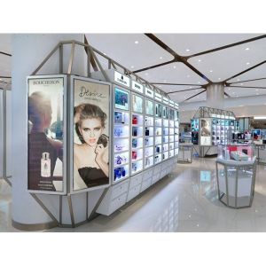 Buy cheap Spay Painted SS Display Stand Fireproof Cosmetic Display Racks from wholesalers