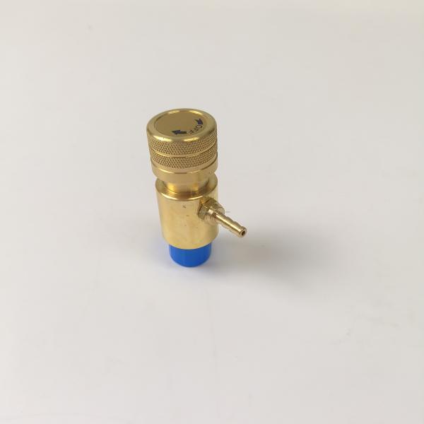 1"-20Teeth Left-hand thread Upper Solid Brass Oxygen Regulator Tank Valve N.W. 223.6g