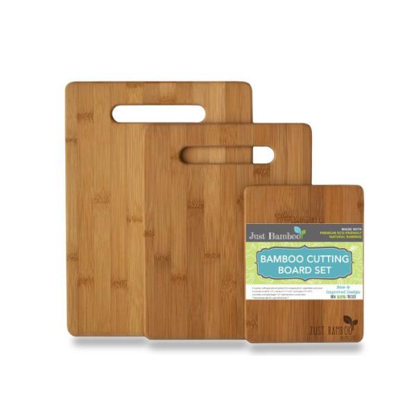Totally Bamboo Kitchen Supplies Mini Wood Cutting Board With Handle Antibacteria