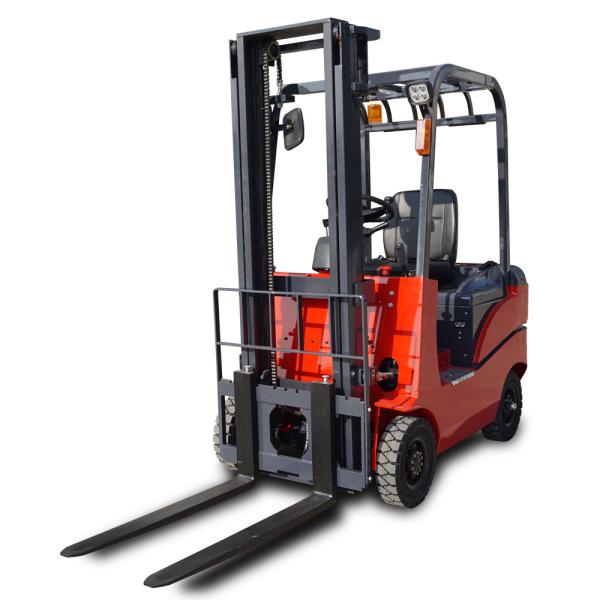 Free lift 1ton 1.5ton 2ton load 3meter 4meter height electric container stacker with lithium battery price