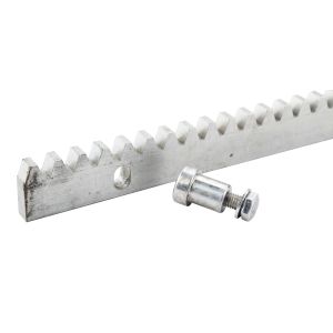 Quality Zinc Plated Sliding Gate Gear Rack With Bolts M4 M6 Steel Or Nylon for sale