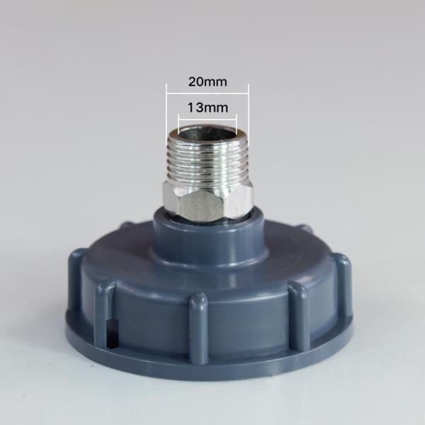 2inch Round IBC Tank Adapter Plastic Valve Stainless Steel Fitting Connector