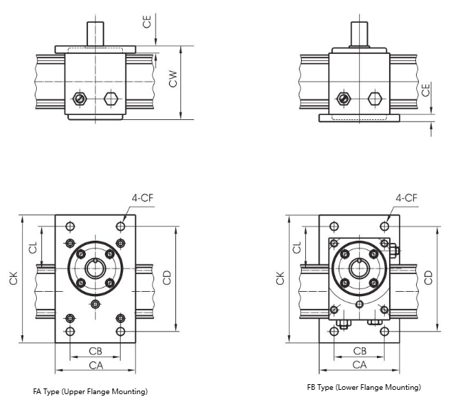 QGK Rotary Cylinder Magnetic switches can be installed swing angle range can be adjusted arbitrarily