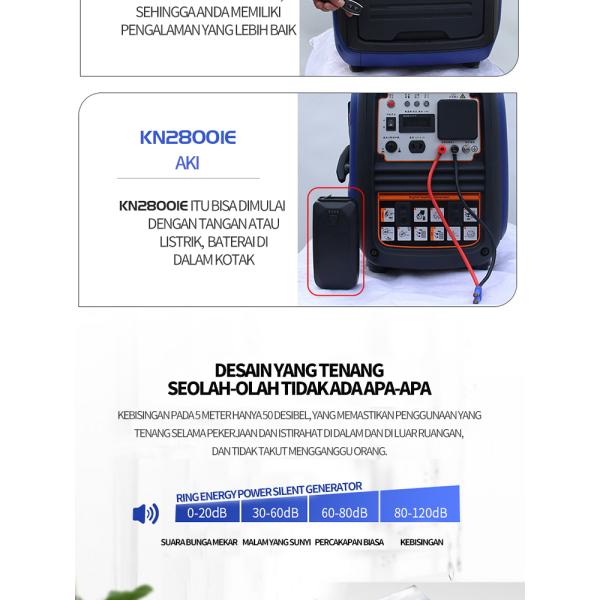 Kemage 10kw gasoline generator super silent gasoline generator