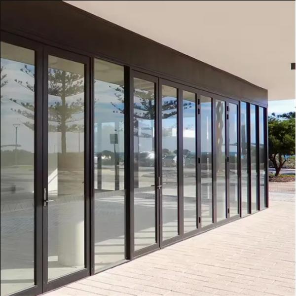 Australian Standards Waterproof Aluminum Casement Doors for End Window System Solution