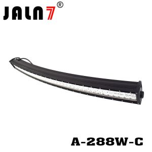 LED Light Bar JALN7 50Inch 288W Curved Spot Flood Combo LED Driving Lamp Super