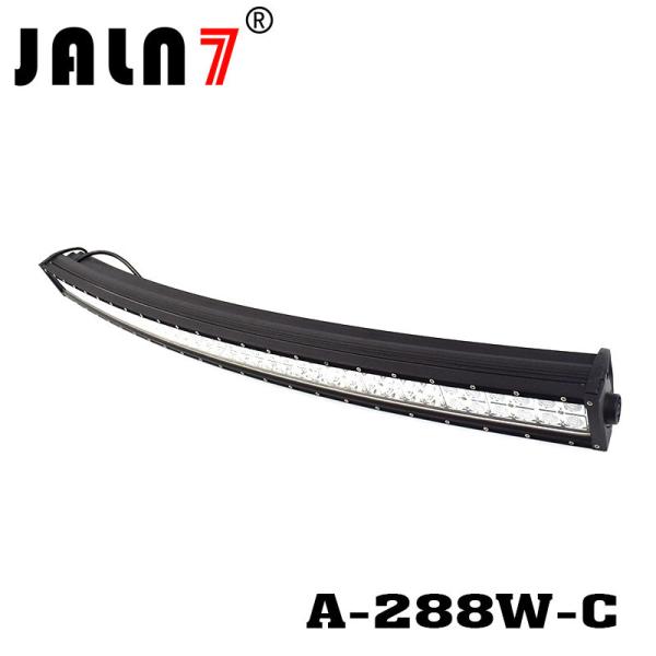LED Light Bar JALN7 50Inch 288W Curved Spot Flood Combo LED Driving Lamp Super