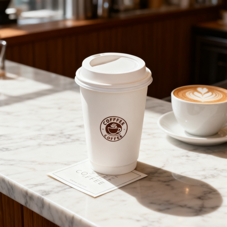 Customized eco-friendly 4oz 8oz 10oz 12oz 14oz 16oz hot drink disposable single/double wall coffee cup with lid