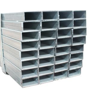 China 30*25-100*30 Size Guaranteed 3mm Thickness and 275g Weight Hot Dipped GI Pipe Galvanized Rectangular Tube for Alloy on sale