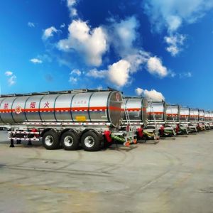 36000L 25t 3 Axles Insulation Tank Semi Trailers Heavy Duty