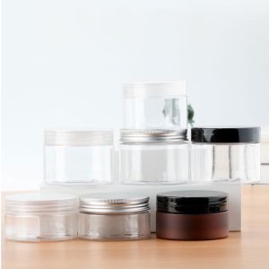 Customized Plastic Jar Storage with Branded Clear Tamper Evident Lids