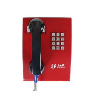 Full Keypad Cold Rolled Steel 4G Vandal Resistant Telephone