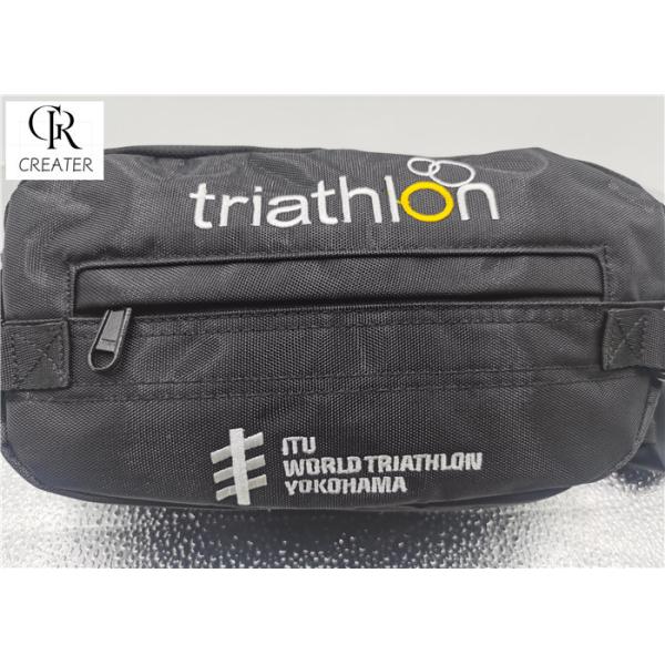 OEM Mens Sport Waist Belt Bag , Waterproof Running Waist Bag With Adjustable Webbing