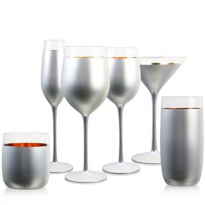 China Wine Glass Set Crystal Spray Goblet Cocktail Glass Wine Glass Set Gift Glass on sale