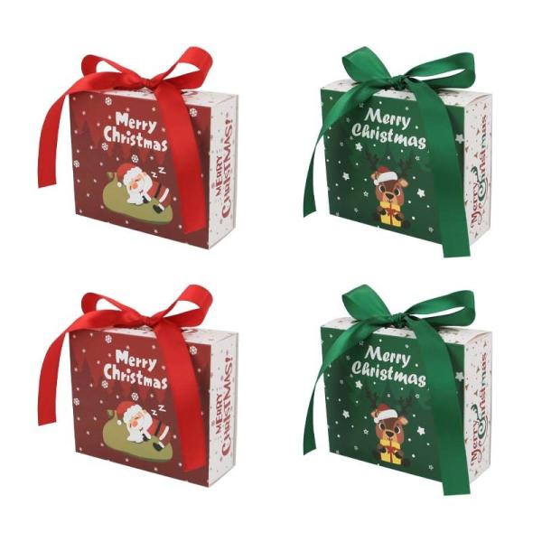Custom 2025 Merry Christmas Gift Box Personalized Holiday Packaging for Corporate Gifts Festive Decorations