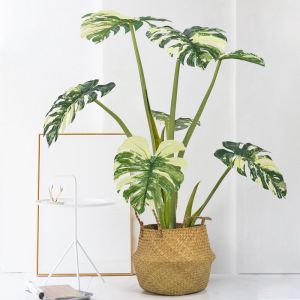 80cm Artificial Monstera Potted Plant No Nursing Low Maintenance