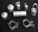 ASTM A392 standard chain link fence accessories, brace bands | post cap |