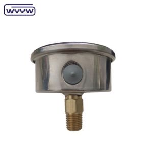 2.5" Rear Entry Pressure Gauge Manometer Glycerine High Pressure Meter