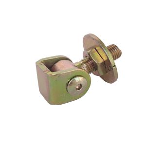 Adjustable Galvanised Gate Hinge WIth Round Plate