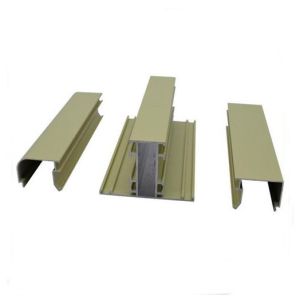 OEM Drawing Beige T3 T8 Aluminum Window Profiles