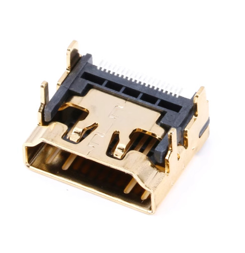 10029449-111RLF HDMI connectors HDMI 19 PINS RECEPTACLES SMT TYPE A RIGHT ANGLE