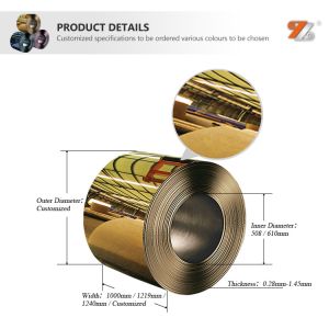 8K Super Mirror Stainless Steel Coil