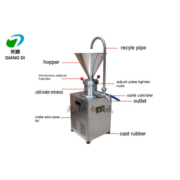 small full stainless steel colloid mill peanut/sesame butter making machine