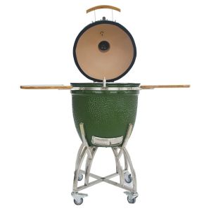 Quality 18&quot; 63kgs 400mm grid Egg shaped Kamado Ceramic Grill for sale