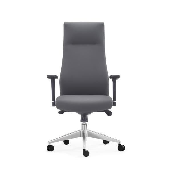 Buy Modern 3D PU Armrest Leather Office Swivel Chair For Manager CEO at wholesale prices