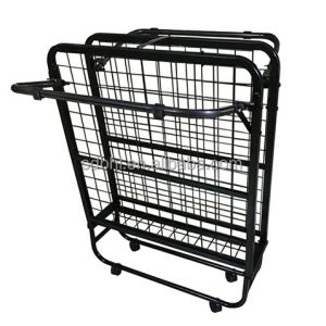 Modern Design Style Foldable Single Metal Bed Frame Foldable and Space-Saving