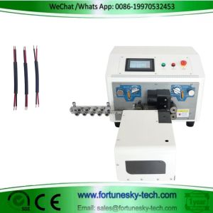 Buy cheap Automatic Twin Flat Electric Cable Cutting Stripping Twisting Machine from wholesalers