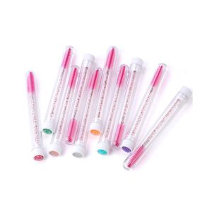 Synthetic Fiber Eyelash Extension Accessories 10cm Make Up Brushes