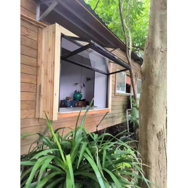 Horticulture Folding Window System Facilitating Direct Access to Raised Herb Beds from Kitchen Counters