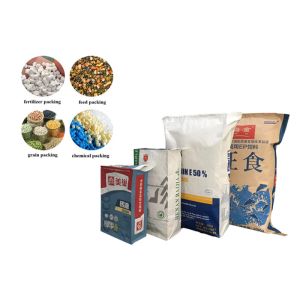 Customized Recyclable Moisture Proof Paper Valve Bag Building Material Packing
