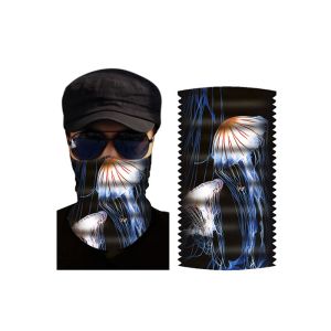 100% Microfiber Polyester Multifunctional Seamless Face Bandanas