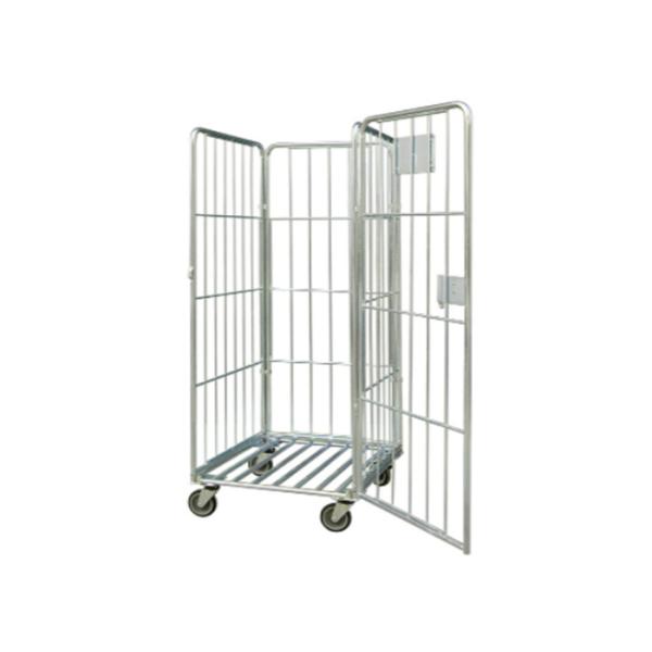 Buy Demountable Steel Roll Cage Pallets Three Side 800x712x1996mm at wholesale prices