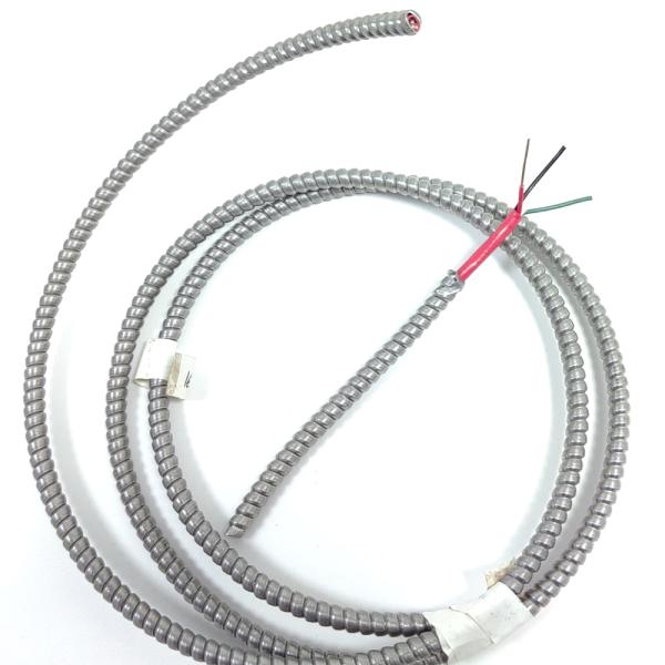 Armored United States Standard Fire Resistant Cable 1424 2x0.5mm with PVC Jacket