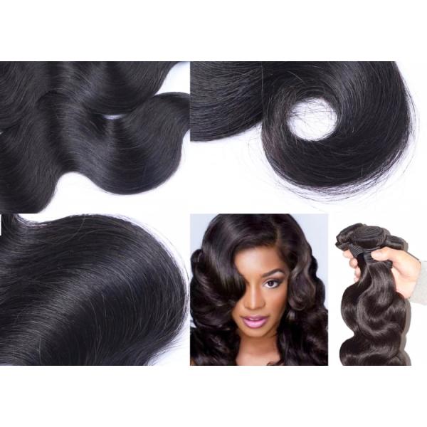 Natural Color 9A Grade Human Hair Durable Full Of Resilience No Chemical Process