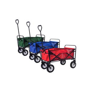 600D Polyester Fabric All Terrain Foldable Wagon Anti Rust Surface Painting