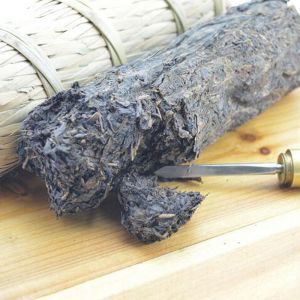 High Grade Improve Immunity Anhua Qiangliang Dark Tea Bamboo Packaging