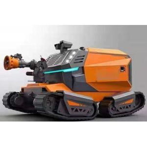 Quality All Terrain Four Track 1000m Fire Fighting Robot RXR-M150GD for sale