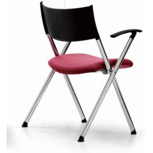Quality mobile foldable chair with casters for sale