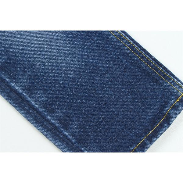 190cm 14oz 100% Cotton Indigo Blue Rigid Denim Fabric For Jeans Eco Friendly