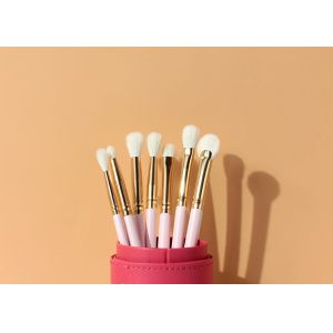 ODM Handcrafted Eyeshadow Blending Brush Set With Aluminum Ferrule