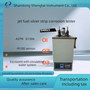 China ASTM D3241 Four Hole Temperature Control Accuracy Of Jet Fuel Silver Strip Corrosion Tester ± 0.5 ℃ on sale