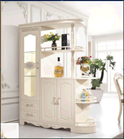 Buy luxury French style living room bar cabinet/partition cabinet at wholesale prices