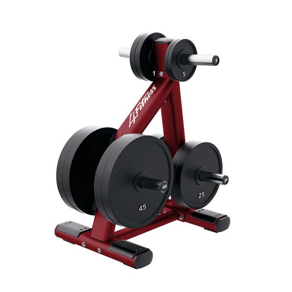 Buy 59x69x94cm Heavy Duty Gym Equipment , Weight Plate Rack Commercial at wholesale prices
