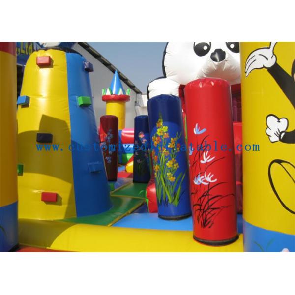 Durable Rabbit Childrens Large Inflatable Fun City Playground For Rental