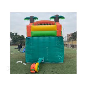 PVC Jungle Party 1000D Durable Inflatable Pool Slide