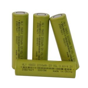 HLY Rechargeable Cylindrical 2200mah 18650 Battery For Electric Bikes